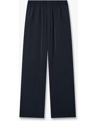 Casablanca Paris - Dark Monogram Silk Trousers, By - Lyst