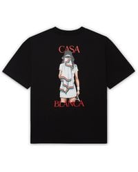 Casablanca Paris - Tennis Girl Short Sleeve T-Shirt, By - Lyst