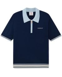 Casablanca Paris - Polo De Tennis En Maille Mérinos - Lyst