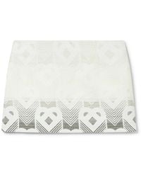 Casablanca Paris - Mini-Jupe En Tissu Éponge Dégradé À Monogramme Caur - Lyst