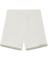 Casablanca Paris - Short En Tissu Bouclé Tennis - Lyst