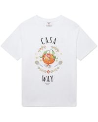 Casablanca Paris - T-Shirt À Manches Courtes Casa Way Mascot - Lyst