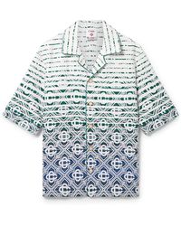Casablanca Paris - Chemise À Manches Courtes En Tissu Éponge À Monogramme Dégradé - Lyst