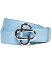 Casablanca Paris - Cc Logo Buckle Belt, By - Lyst