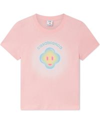 Casablanca Paris - T-Shirt Ajusté À Manches Courtes Airbrush - Lyst