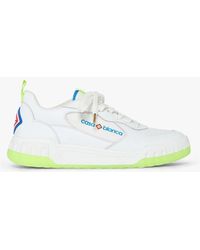 Casablanca Paris - Leather Court Sneakers, Size By - Lyst