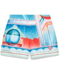 Casablanca Paris - Short De Bain Galaxy Court - Lyst