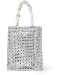 Casablanca Paris - Pearl Mini Crochet Bag By - Lyst