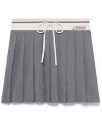 Casablanca Paris - Jupe De Tennis En Maille Mérinos - Lyst