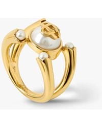 Casablanca Paris - Lotus Pearl Ring, By - Lyst