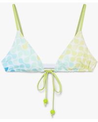 Casablanca Paris - Haut De Bikini À Cordons Et Perles Optic Drop - Lyst