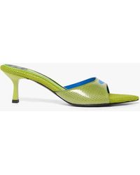 Casablanca Paris - Heeled Mule Sandals, Size By - Lyst