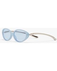 Casablanca Paris - Oval Curve Sunglasses By - Lyst
