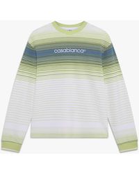 Casablanca Paris - Striped Long Sleeve T-Shirt, By - Lyst