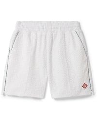 Casablanca Paris - Short En Tissu Éponge À Monogramme - Lyst