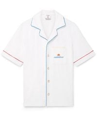 Casablanca Paris - Chemise À Manches Courtes En Tissu Éponge Jacquard À Monogramme - Lyst