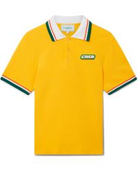 Casablanca Paris - Polo En Piqué - Lyst