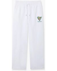 Casablanca Paris - Tennis Club Icon Pyramid Abduction Embroidered Sweatpants, By - Lyst
