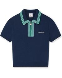 Casablanca Paris - Knit Tennis Polo Shirt, By - Lyst
