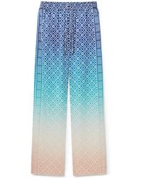 Casablanca Paris - Pantalon En Soie Jacquard Dégradé - Lyst
