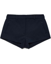 Casablanca Paris - Mini-Short En Maille Jacquard - Lyst