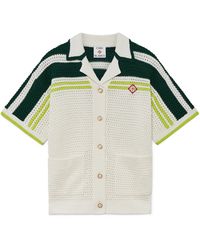 Casablanca Paris - Chemise De Tennis En Crochet - Lyst