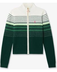 Casablanca Paris - Boucle Stripe Zip-Up Track Jacket, By - Lyst