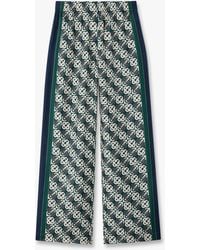 Casablanca Paris - Check Monogram Silk Trousers, By - Lyst