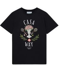 Casablanca Paris - Casa Way Short Sleeve T-Shirt, By - Lyst