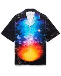 Casablanca Paris - Chemise À Manches Courtes En Tissu Éponge Dégradé - Lyst