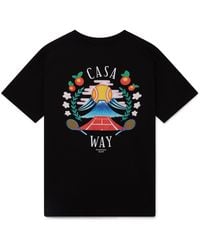 Casablanca Paris - T-Shirt À Manches Courtes Casa Way Mountain - Lyst
