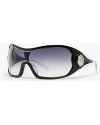 Casablanca Paris - Lunettes De Soleil Masque À Contour Noir - Lyst