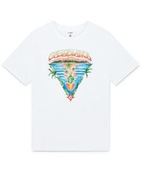 Casablanca Paris - T-Shirt À Manches Courtes Innocence Triangle - Lyst