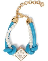 Casablanca Paris - Knotted Pearl Bracelet By - Lyst