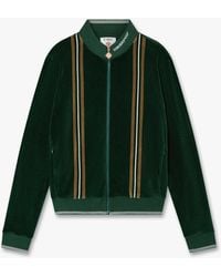 Casablanca Paris - Stripe Velour Track Jacket, By - Lyst