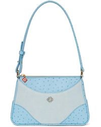 Casablanca Paris - Sac À Bandoulière Pochette Bleu Jeanne - Lyst