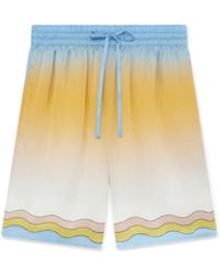 Casablanca Paris - La Danse Silk Shorts, By - Lyst