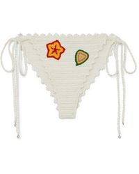 Casablanca Paris - Bas De Bikini En Crochet Motif - Lyst