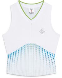 Casablanca Paris - Haut De Tennis Imprimé À Dos Nageur - Lyst