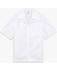 Casablanca Paris - Chemise À Manches Courtes En Fil Coupé The Art Of The Serve - Lyst
