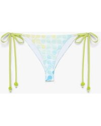 Casablanca Paris - Bas De Bikini À Cordons Et Perles Optic Drop - Lyst