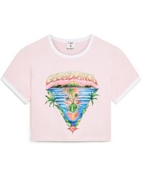 Casablanca Paris - T-Shirt À Manches Courtes Innocence Triangle - Lyst