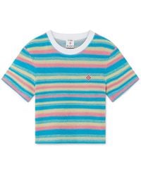 Casablanca Paris - Haut En Tissu Éponge À Rayures - Lyst