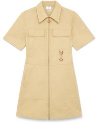 Casablanca Paris - Robe En Jacquard De Coton À Monogramme - Lyst