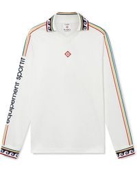 Casablanca Paris - Jacquard Monogram Football Long Sleeve Shirt, By - Lyst