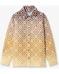 Casablanca Paris - Gradient Monogram Shacket, By - Lyst