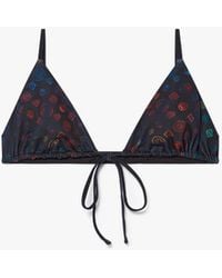 Casablanca Paris - Haut De Bikini À Cordons À Monogramme - Lyst