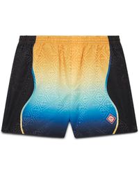 Casablanca Paris - Short De Bain En Jacquard Dégradé - Lyst