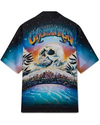 Casablanca Paris - La Prémonition Short Sleeve Silk Shirt, By - Lyst