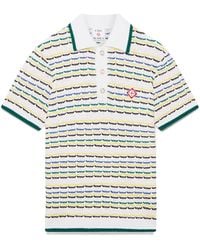 Casablanca Paris - Polo À Manches Courtes En Point De Tricot - Lyst